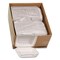 Pactiv Corp. EarthChoice SmartLock 9 x 9 x 3.1 Plastic Microwavable MFPP Hinged Lid Container - White (120/Carton)
